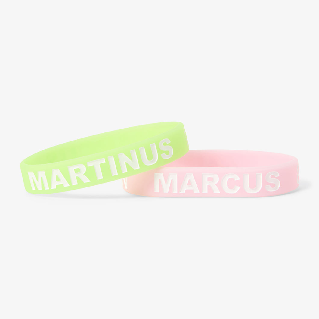 Bracelet Neon Green / Neon Pink - Glow in the dark